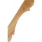 Ekena Millwork 4"W x 14"D x 22"H Olympic Rough Sawn Knee Brace, Western Red Cedar BRC04X14X22OLY00RWR - alternate 3